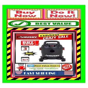 ✅🚨🆕🔴🌸S🌸A🌸L🌸E🌸❗️🌠🆒🔴📢HUSKY Wet/Dry SHOP VACUUM🟢💸BUY NOW❗️📲💸🟢
